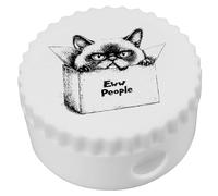 'Eww People Mad Cat in Box' Compact Pencil Sharpener (PS00043293)