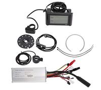 Ewxdghy Electric Modification Kit, 36V 48V 500W Controller Di Thumb Throttle Pedal Assist r Kit, LCD Di with Back, foctric Conver,