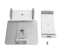 Ewxdghy Universal Aluminium Alloy Tablet Stand, Adjustable Smartphones Stand, Liftable Foldable Support for 4-14in Tablets and Smartphones with 360° Rotation and Heavy Metal Base