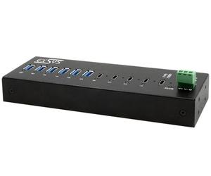 EX-12280HMS 10 Port USB 3.2 Gen 2 Metal Hub with 4 C Connectors and 6 A Connectors