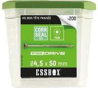 EX-1371081 Wood Screws - Diameter 4.5 mm x 50 mm - Box of 200