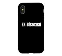 EX-Bisexual - Funny LGBT Ally Queer Sarcasm Sexuality Humor Case for iPhone X/XS