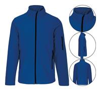 Ex-Brand Mens Soft Shell Fleece Lined Waterproof Windproof Outdoor Work Jacket