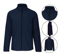Ex-Brand Mens Soft Shell Fleece Lined Waterproof Windproof Outdoor Work Jacket