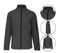 Ex-Brand Mens Soft Shell Fleece Lined Waterproof Windproof Outdoor Work Jacket