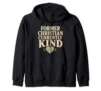 Ex-Christian Deconstruction Healing Journey Gift Zip Hoodie