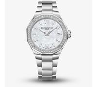 Baume & Mercier Ladies Riviera Diamond Set Mother-Of-Pearl Watch 10662