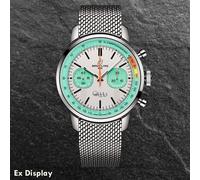 Ex-Display Breitling Limited Edition Mens Top Time B01 Coppi & Bartali Turquoise & White Dial Watch AB01768A1A1A1