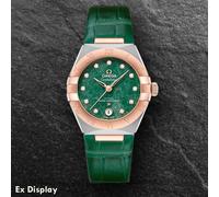 Ex-Display OMEGA Ladies Constellation Diamond Set Aventurine Green Watch 131.23.29.20.99.001