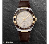 Ex-Display OMEGA Mens Constellation 18ct Yellow Gold Grey Watch 131.23.41.21.06.002