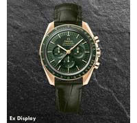 Ex-Display OMEGA Speedmaster Moonwatch Chronograph Brown Leather Strap Watch 310.63.42.50.10.001