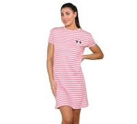Ex High Street Brand Disney Pure Cotton Nightdresses for Women UK 6-22, Womens Nightwear Short Sleeve Ladies Nighties Women's Nightwear Cotton Nighties for Women Pink