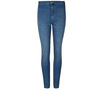 Ex High Street Brand High Waist Denims - Stretchable Skinny Jeggings with Button and Zip Fastening Jeans | Womens Apparels