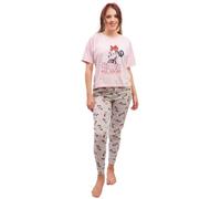 Ex High Street Brand Minnie Mouse Pyjamas for Women, Cotton PJs Ladies Lounge Wear Sets UK 4-22 Disney Gifts