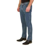 Ex High Street Store Men's Iconic Texas Stretch W121010 Regular Fit Jeans - Added Stretch Denim Jeans in Two Shades | Mid Rise Straight Leg Jeans with Zip Fly & Button Closure