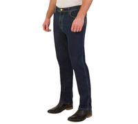 Ex High Street Store Men's Iconic Texas Stretch W121010 Regular Fit Jeans - Added Stretch Denim Jeans in Two Shades | Mid Rise Straight Leg Jeans with Zip Fly & Button Closure