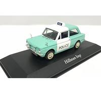 Ex Mag 1:43 scale Diecast Model Car compatible with Hillman Imp (British Police) in Blue and White