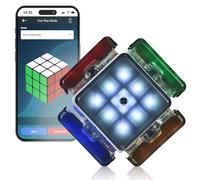 eX-Mars TokTok Cube, One Cube, Endless Fun - Learn Cubing from AI, Conquer 20+ Puzzles, AI Competitions via Free App, and Boost Brain Power - The Ultimate Smart Gift for Kids, Teens & All Ages