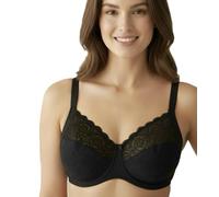 Ex Premium Store Marks Fuller Large Bust Underwired Non Padded White Amelia Full Cup Bra F to J Cup (UK, Cup & Band, GG, 44, Black)