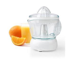 Ex-Pro 0.7L Electric Citrus Press Juicer Squeezer, 25W Motor, with Bi-Directional Twist, 2 x Interchangeable Cones, and Easy Pour Spout, for Lemon Grapefruit Orange Lime Juice Extractor