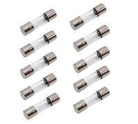 Ex-Pro 1.25A F1250mA 1250mA 250v Fast Quick Blow 20mm x 5mm Glass Fuses - Pack of 10
