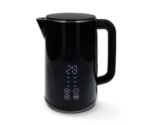 Ex-Pro 1.7L Electric Kettle with Variable Temperature (50°C-100°C), Keep Warm Function, Boil-Dry Protection, Fast Boil 2200W - Black