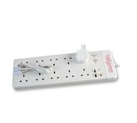 Ex-Pro® 10 Gang Power Surge Strip with Spike Protection 10-Way 13Amp - 2m Cable