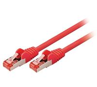 Ex-Pro 25cm 0.25m 5 PACK CAT6 Ethernet network cable RJ45 SFTP Red