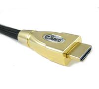Ex-Pro® 2m ULTRA Gold 1080p 1440p 1600p 4096p HD Advanced Cable with Support for Ethernet, 3D, 4K x 2K Resolution (Full HD & Beyond), v1.4, Audio & Video, 24k gold Plated