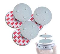 Ex-Pro 3 Pack Magnetic Adhesive Mounting Plate For Smoke & Heat Alarms - High Strength Drill-Free Ceiling Fixing Kit (70mm)