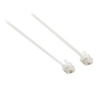Ex-Pro® 3m RJ11 Male BT Broadband ADSL Router High Speed Modem Cable Lead Router Modem to Socket or Microfilter - White