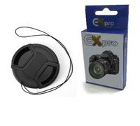 Ex-Pro 52mm Snap-on/Clip on Lens Cap for SLR Camera's with cord, Canon, Nikon, Fuji etc.