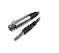Ex-Pro® 6.35mm Mono Jack Plug to XLR Socket Microphone Cable 2m