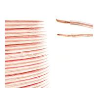 Ex-Pro® - AV-Pro OFC Oxygen Free Copper Loud Audio/Speaker Cable, 2 x 0.4mm² [OD 4mm x 2mm] - 50m Reel