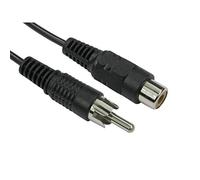 Ex-Pro AV-Pro Single RCA Male to Female Extension Cable Phono Audio Cable 10m