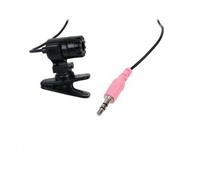 Ex-Pro Clip On Black microphone which is highly sensitive and equipped with a handy clip for mounting on a monitor.