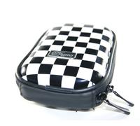Ex-Pro® Expression Collection - Checkers - Hard Clam Shock proof Digital Camera Case Bag CR50615N for Hewlett & Packard HP CA350, HP CB350, HP SB360 - Leica C-Lux 3, C-LUX1, C-LUX2 - Polaroid i735, i737, i834, i835, m737t, t1032, t831 - Praktica Luxmedia DCZ10.2, DCZ10.4, DCZ8.3, Dpix 9000, Dpix 910Z, LM8403, 10TS, 12-HD, 12-XS, Simplix5 & More.