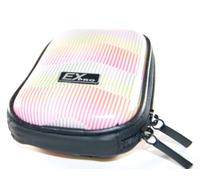 Ex-Pro® Expression Collection - Rainbow Lines White - Hard Clam Shock proof Digital Camera Case Bag CR5045E for Fuji Finepix A100, A150, A160, A170, A180, A203, A235, A303, A310, A345, A350, A510, A400, A500, A600, A610, A700, A800, A820, A825, A850, A860, A900, A920, AV100, AV110, AV130, AV140, AV150, AV180, AX245W, AX250, AX280, F10, F11, F20, F30, F31, F40, F40fd, F450, F45fd, F46fd, F470, F47fd, F480, F50fd, F60fd, F70EXR, F72EXR, F72 EXR, F80EXR, F100FD, F200EXR, F455, F460, F650, J10, J12, J15fd, J20, J22, J22, J25, J25, J27, J28, J29, J30, J32, J37, J38, J50, J100W, J110W, J120W, J150w, J210, J250, JZ300, JZ310, JZ500, JZ510, JX200, JX210, JX530, JV100, JV110, JV150, JV160, JV170, M603, V10, XP10 , Z2, Z2fd, Z3, Z5, Z5fd, Z10fd, Z20, Z30, Z33wp, Z35, Z37, Z70, Z71, Z80, Z100fd, Z200fd, Z300, Z500, Z700, Z700 EXR, Z800, Z800EXR & More.