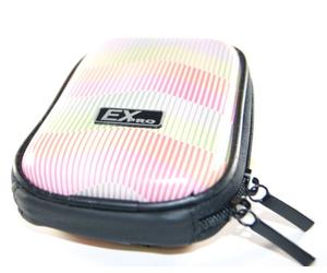 Ex-Pro® Expression Collection - Rainbow Lines White - Hard Clam Shock proof Digital Camera Case Bag CR50410J for Sony Cyber-Shot DSC-G1, DSC-G3, DSC-H1, DSC-H7, DSC-H9, DSC-N1, DSC-N2, DSC-P2, DSC-P32, DSC-S85, DSC-S500, DSC-S600, DSC-S650, DSC-S730, DSC-S930, DSC-S950, DSC-S980, DSC-S2100, DSC-S2000, DSC-S2100, DSC-T1, DSC-T2, DSC-T3, DSC-T5, DSC-T7, DSC-T9, DSC-T10, DSC-T20, DSC-T30, DSC-T50, DSC-T70, DSC-T77, DSC-T90, DSC-T99, DSC-T100, DSC-T200, DSC-T300, DSC-T500, DSC-T700, DSC-T900, DSC-TX1, DSC-TX5, DSC-TX9, DSC-W1, DSC-W5, DSC-W7, DSC-W12, DSC-W15, DSC-W17, DSC-W30, DSC-W35, DSC-W50, DSC-W55, DSC-W70, DSC-W80, DSC-W80 HDPR, DSC-W85, DSC-W90, DSC-W100, DSC-W110, DSC-W115, DSC-W120, DSC-W125, DSC-W130, DSC-W150, DSC-W170, DSC-W180, DSC-W200, DSC-W210, DSC-W220, DSC-W230, DSC-W270, DSC-W290, DSC-W300, DSC-W310, DSC-W330, DSC-W350, DSC-W360, DSC-W370, DSC-W380, DSC-W390, DSC-WX1, DSC-WX5 & More.