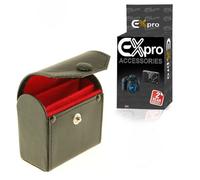 Ex-Pro Filter Lens Case Leather for 3 Filters. 49mm - to - 58mm
