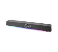Ex-Pro Gaming RGB Illuminated Soundbar 10W USB Powered with Bluetooth and 3.5mm AUX Input, PC Speaker for Computer Laptop Smartphone Tablet