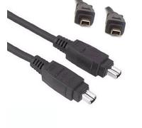 Ex-Pro IFC-200D44 / 9376A001 Firewire iLink DV IEE1394 Cable Lead 2m [4-4 Pin] Compatible with/Replacement for Canon Camcorders