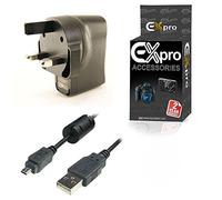 Ex-Pro® Mains USB AC Adapter Charger EH-68P EH-69P with UC-E6 UCE6 USB Cable for Nikon Coolpix [See Description for Models]