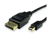 Ex-Pro Mini DisplayPort 1.4 to DisplayPort 0.5m Cable, Male to Male Lead, High Speed 32.4Gb/s, Supports 8K@60Hz, 4K@120Hz Resolution