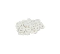 Ex-Pro® Mini Gutter Hooks Clips Outdoor Christmas Xmas Icicle Fairy Lights Plastic White- Pack of 72