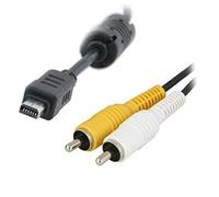 Ex-Pro Olympus CB-VC2 CBVC2 USB AV Audio Video Cable Lead for Olympus Evolt E Series E330, E-330, E-400, E400, E-450, E450, E-500, E500, XZ1, XZ-1