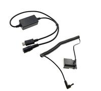 Ex-Pro On-The-Move USB-C PD System, USB-C to DC Coupler Cable Converter Adapter with Ex-Pro DR-20 NB-2L Battery Coupler, for Canon Powershot G7, G9, S80