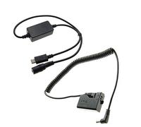 Ex-Pro On-The-Move USB-C PD System, USB-C to DC Coupler Cable Converter Adapter with Ex-Pro DR-E10 LP-E10 Battery Coupler, for Canon EOS 1100D