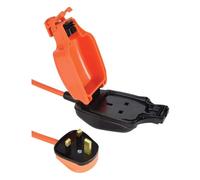 Ex-Pro Outdoor Mains Extension Lead With 1-Gang Socket, Ip54, 15M