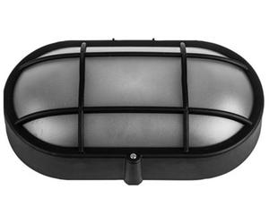 Ex-Pro Oval Bulkhead Outdoor Wall Light, 11W, E27, Ip44 Rated